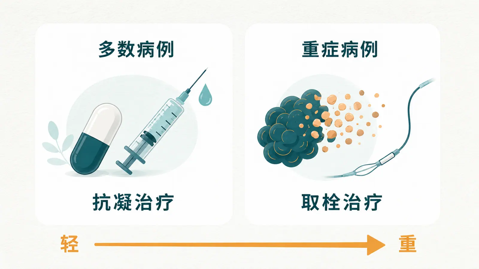 插图 4 · 肺栓塞的治疗选择